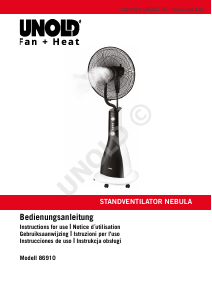 Handleiding Unold 86910 Nebula Ventilator