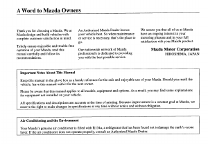 Manual Mazda MX-5 Miata (2000)