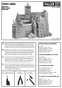 Manual Faller set 130820 H0 Schloss Bran