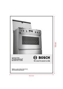 Manual de uso Bosch HSG14I30SC Cocina