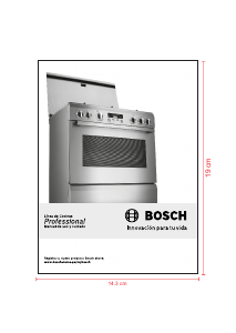 Manual de uso Bosch HSK44I32SC Cocina