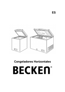 Manual Becken BCF2618 Congelador