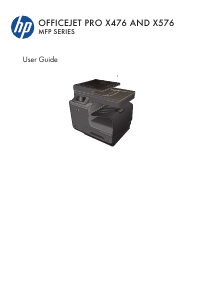 Kullanım kılavuzu HP OfficeJet Pro X576DW Çok işlevli yazıcı