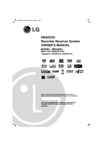 Manual LG HR352SC-P02 Home Theater System