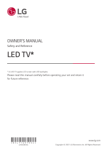 Handleiding LG 55UR640S9ZD LED televisie