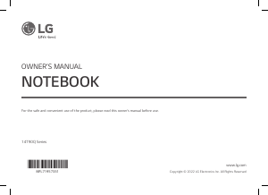 Manual LG 14T90Q-K Laptop