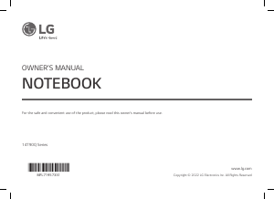 Handleiding LG 14T90Q-K Laptop