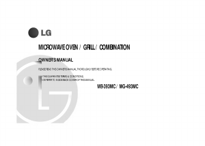 Manual LG MG-493MC Microwave