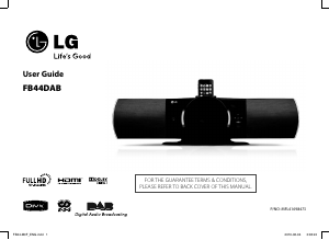 Manual LG FB44DAB Speaker Dock