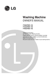 Manual LG F1222TD5 Washing Machine