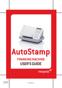 Handleiding Neopost AutoStamp Frankeermachine