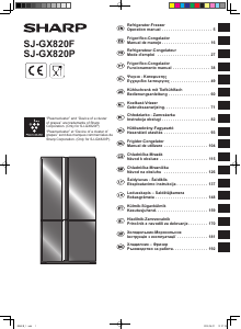 Manuál Sharp SJ-GX820F Lednice s mrazákem