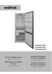 Manual Vestfrost VR-FB492-2H0IB Fridge-Freezer