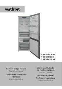 Manual Vestfrost VR-FB492-2H0P Fridge-Freezer