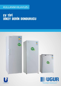 Kullanım kılavuzu Uğur UED7280DTK NF Dondurucu