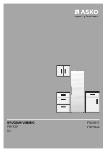 Brugsanvisning Asko FN23844 Fryser