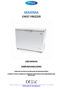 Manual Maxima 354L Freezer
