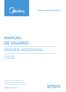 Manual de uso Midea CF-MC7WAR1 Congelador