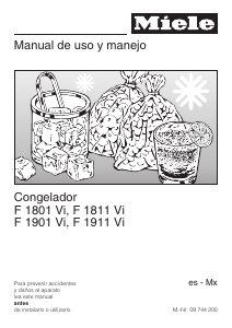 Manual de uso Miele F 1901 Vi Congelador