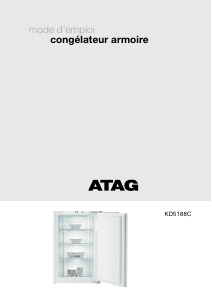 Mode d’emploi ATAG KD5188C Congélateur