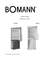 Instrukcja Bomann KG 210 Lodówko-zamrażarka