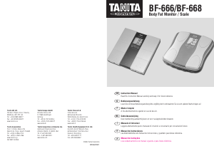 Manual Tanita BF-668 Scale