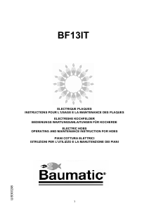 Mode d’emploi Baumatic BF13IT Lave-vaisselle