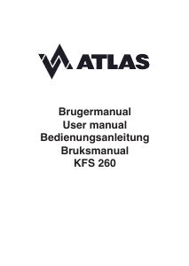 Handleiding Atlas KFS 260 Koel-vries combinatie