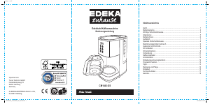 Bedienungsanleitung Edeka CM1443-GS Kaffeemaschine