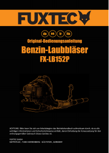 Bedienungsanleitung Fuxtec FX-LB152P Laubblaser