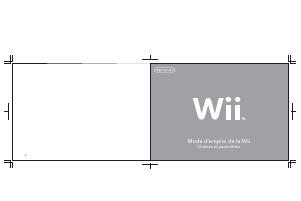 Mode d’emploi Nintendo Wii