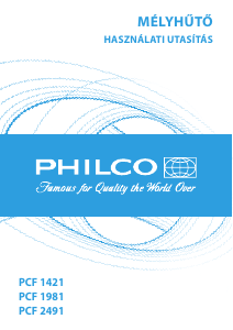 Használati útmutató Philco PCF 1421 Fagyasztó