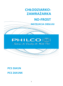 Instrukcja Philco PCS 2641 N Lodówko-zamrażarka