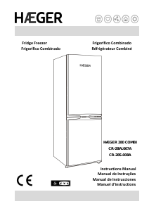 Mode d’emploi Haeger CR-28W.007A Réfrigérateur combiné