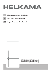 Manual Helkama HRK336RR Fridge-Freezer
