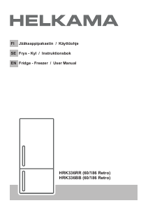 Manual Helkama HRK336BB Fridge-Freezer