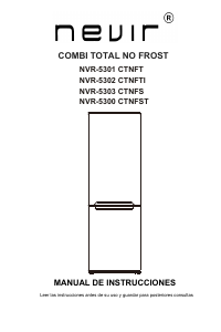 Bedienungsanleitung Nevir NVR-5303 CTNFS Kühl-gefrierkombination