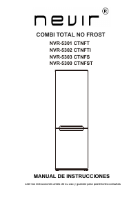 Handleiding Nevir NVR-5300 CTNFST Koel-vries combinatie