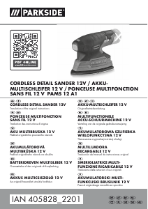 Használati útmutató Parkside IAN 405828 Delta csiszolók