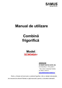 Manual Samus SCW340A+ Combina frigorifica