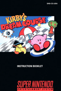 Manual Nintendo SNES Kirbys Dream Course