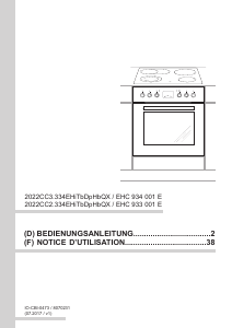 Bedienungsanleitung Amica EHC 934 001 E Herd