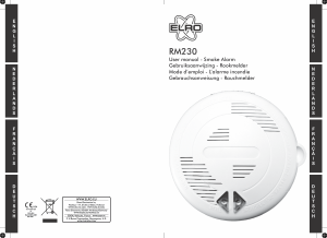 Manual Elro RM230 Smoke Detector