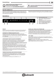 Bedienungsanleitung Bauknecht KGN 18D1IN Kühl-gefrierkombination