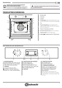 Bedienungsanleitung Bauknecht BAK5S KP8V2 BLG Backofen