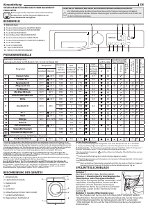 Bedienungsanleitung Bauknecht WT Super Eco 8614 Waschmaschine