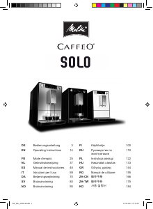 Bedienungsanleitung Melitta CAFFEO SOLO Kaffeemaschine