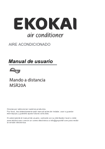 Manual de uso Ekokai MSR20A Aire acondicionado