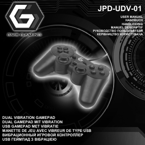 Руководство GMB Gaming JPD-UDV-01 Игровой контроллер