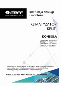 Instrukcja Gree GEH12AA-K6DNA1A Klimatyzator